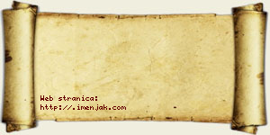 Poleksija Adamović vizit kartica